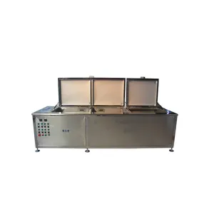 Multi Tanks Automatic Industrial Ultrasonic Cleaning Machine For Oil Purifier Washing