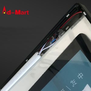 Caja de Luz Luminosa Personalizada para <span class=keywords><strong>Carteles</strong></span>, Montada en la Pared, de Aleación de Aluminio Redondeada, con LED Interior, Magnética y Delgada - Product Image 4