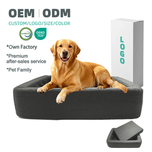 Bestseller Luxuriöses Orthopädisches Großes Hundebett Hochdichte Memory-Schaum Hundebetten Großhandel Bezug - Product Image 1