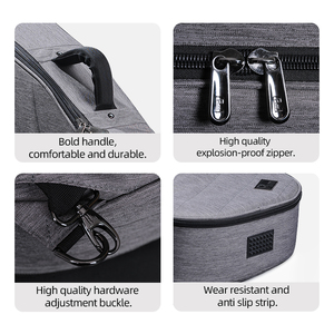 調整可能ストラップParloエレキギターギグバッグ600D素材ベルベットインテリアパッド入り20MM PEスポンジカスタマイズソフトバイオリンバッグ - Product Image 6