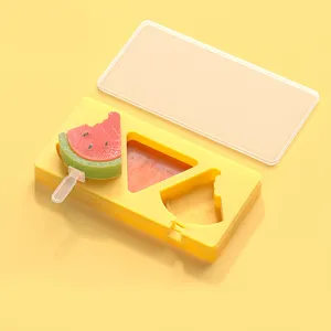 Factory Hot Selling New Design Wholesale Multiple Cute Shapes Ice Cream Machine Popsicle Mold Silicone Popsicle Mold