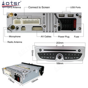 Écran tactile Android Radio vidéo de voiture Stéréos Lecteur DVD Système multimédia pour <span class=keywords><strong>Renault</strong></span> <span class=keywords><strong>Megane</strong></span> 3 Fluence 2009-2015 Navigation GPS - Product Image 4
