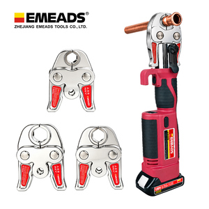 Pressa Idraulica a Batteria EMEADS GES-1525 di Alta Qualità per Tubi in Rame e Acciaio Inox, 120V AC, 1 Anno di Garanzia - Product Image 1