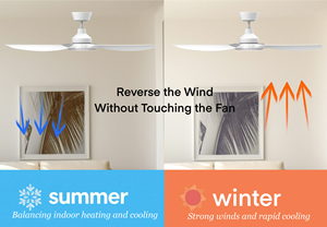 Mạnh mẽ động cơ yên tĩnh nhất trong nhà 52-inch 3-MÀU LED Đèn ABS Blades quạt trần ánh sáng với điều khiển từ xa cho phòng khách - Product Image 5