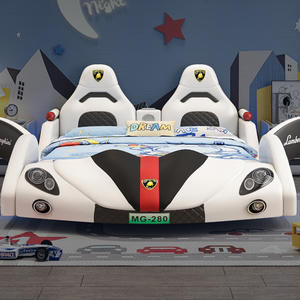 เตียงเด็กกรอบไม้พร้อมที่เก็บของเตียงสำหรับเด็กชุดเตียงนอนสำหรับเด็ก - Product Image 1