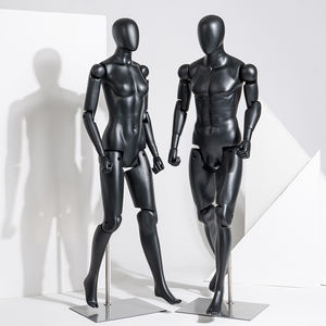 Mannequins d'articulations mobiles de couleur noire de peau masculine complète d'expédition le jour même - Product Image 3