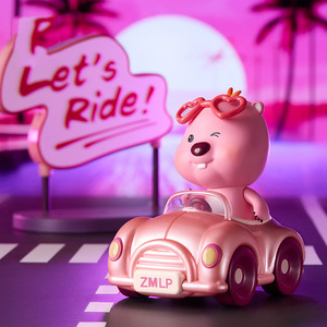 Ufficiale serie Loopy autostrada Neon PVC scatola cieca statuetta alla moda piccolo castoro rubino mano giocattolo popolare Anime figura regalo - Product Image 1