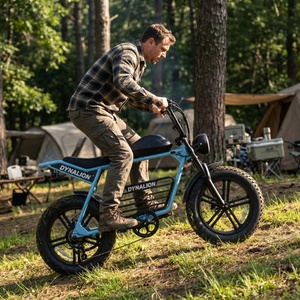 Vélo électrique mini 48V avec phare LED et dérailleur 7 vitesses, vélo électrique tout-terrain pour les escapades de week-end - Product Image 2