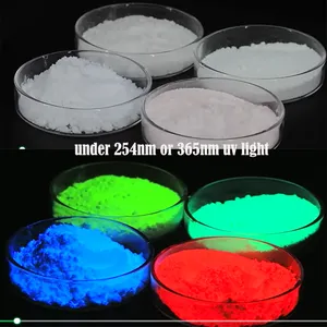 Pigmentos de fósforo fluorescentes uv 365nm por atacado, pigmentos fluorescentes anti-falsificação em pó invisível