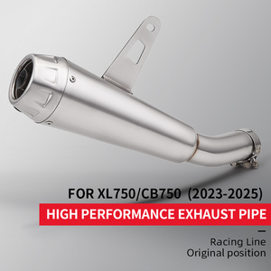 ท่ออะแดปเตอร์ลิงค์กลาง51มม. สแตนเลสสำหรับ XL750 Transalp750 CB750ใหม่ - Product Image 6