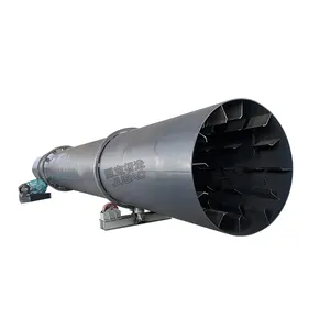 High productivity triple pass roller rotary dryer drum dryer for limestone aluminum powder copper ore