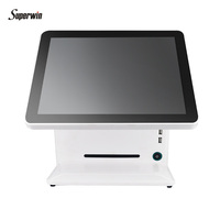 Machine de caisse tout-en-un pour ordinateur de bureau, caisse enregistreuse, avec scanner imprimante de tickets de 58mm/80mm, point de vente