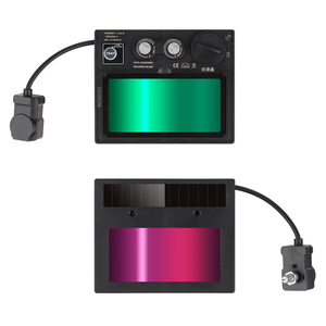 خوذات لحام ، غطاء حماية مزدوج للوجه بالليزر, نظارات ليزر ، ماكينة لحام ذات غطاء واقٍ مزدوج ، مزودة بأداة لحام ، تعمل بتيار مستمر مع التعتيم التلقائي - Product Image 6