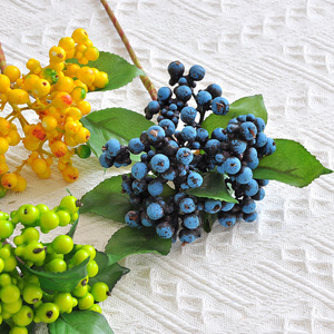 Fruta Artificial de Espino Amarillo Pequeño, Fruta de Imitación, Fruta Dulce, para Decoración de Bodas, Hoteles, Hogar, Fotografía, Jarrones, Plantas Verdes - Product Image 3
