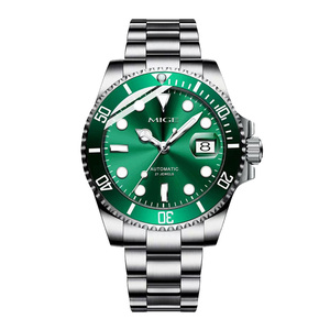 Reloj Mecánico de Lujo para Hombre MIGE, de Acero Inoxidable 316L, Clásico, de Negocios, Automático, 42MM, Esfera Verde, Cristal de Zafiro, 5ATM, para Buceo - Product Image 6