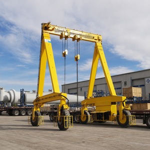 Grue portique RTG durable de 120 tonnes, portée de 50 m, électrique ou diesel, pour la manutention de billettes d'acier, directement du fabricant - Product Image 1