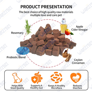 مصنع wannibei للعناية بالحيوانات الأليفة لا براز مكمل مضغ ناعم للحيوانات الأليفة توقف الكلب تناول الطعام أنبوب دعم صحة الأمعاء تقديم عينة مجانية - Product Image 2