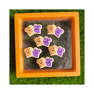 Kawaii burro di arachidi Jelly Charms <span class=keywords><strong>accessori</strong></span> in resina per artigianato fai da te copricapo Bow Decor Ear Studs creazione di gioielli - Product Image 6