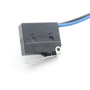 Short Straight Lever 17.7mm with wire micro limit switch 2pin 5cm Wires leads to side micro switches