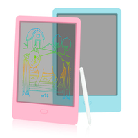Tampons d'écriture numériques LCD transparents de 8.5 pouces Tableau d'effacement partiel Tampons de dessin pour enfants Bloc-notes Outil d'écriture pour enfants