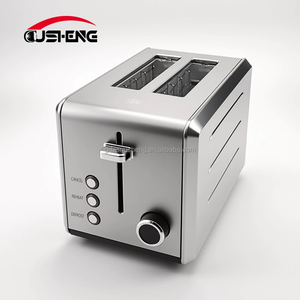 Ousheng Điện 2-Slice thép không gỉ nướng bánh mỳ với Auto shut-off pop-up thiết bị nhà bếp để sử dụng nhà, Ăn sáng nấu ăn - Product Image 5