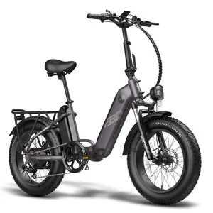500瓦电动自行车免费送货欧洲仓库FAFREES FF20极性折叠双电池全地形电动货运自行车