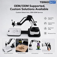 TERKOBOT DexArm Bras Robotique Multifonctionnel de Bureau Graveur Laser Imprimante 3D Robot Dessinateur pour Expositions Cadeaux Personnalisés et Affaires