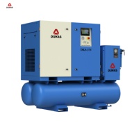 Compresseur à vis 20 CV 16 bars pour machine laser avec moteur et bloc compresseur lubrifiés, refroidi par air, unité fixe