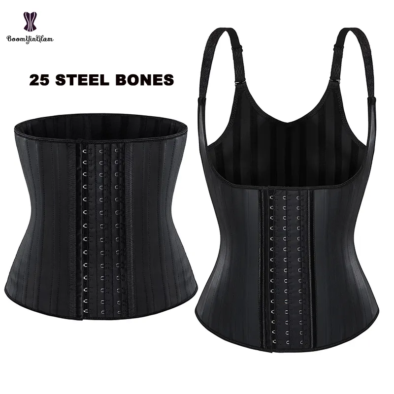 Personality LOGO And WAIST TRAINER Private Label Latex Shapers Women's 25 Robs Girdle And Chaleco