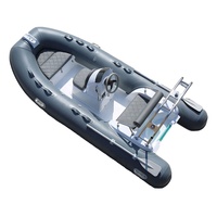 Bateau à moteur gonflable en fibre de verre Hypalon en PVC à coque rigide CE Rib 390C pour la pêche en plein air à louer