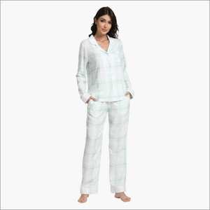 Luxury 100% Bamboo Viscose Women's <b>Pajamas</b> Set High Quality Casual Short Sleeves Sleepwear Breathable Quick Dry All Seasons - Product Image 1