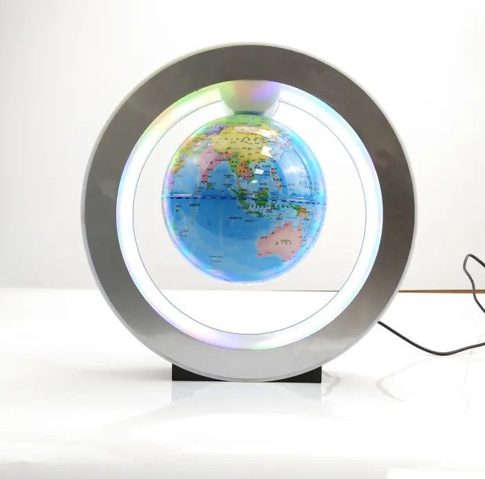 4 inch magnetic world globe 10cm eco-friendly customised earth globe levitating levitating lamp levitation globe led world