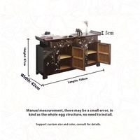 Nouveau buffet en bois massif de Style chinois classique élégant meuble à chaussures décoratif pour l'utilisation du couloir de la salle à manger et du salon