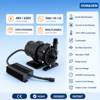 Système de refroidissement industriel 48V 500W, pompe à circulation d'eau, 6000L/H, 45M de hauteur de refoulement, avec moteur étanche IP68