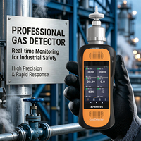 Détecteur de gaz SO2, analyseur de gaz multi-gaz portable, système d'exploitation Android, écran 4 pouces, WiFi, 4G, GPS, alarme SOS, moniteur de fuite de gaz dioxyde de soufre