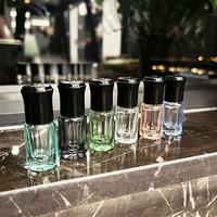 En stock – Flacon de parfum cylindrique en verre de 3 ml et 6 ml avec applicateur roll-on, atomiseur de parfum, flacon d'huile essentielle pour voyage