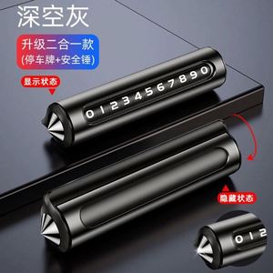 Factory Wholesale USA Mairun Portable Silk Screen Printed Aluminum Alloy <b>Roller</b> Temporary Parking Number Plate Cylinder Safety - Product Image 4