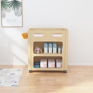 <span class=keywords><strong>Table</strong></span> à <span class=keywords><strong>langer</strong></span> pour bébé, station d'allaitement multifonctionnelle pour nouveau-nés, lit à <span class=keywords><strong>langer</strong></span> mobile avec fonction de bain - Product Image 2