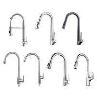 Robinet de cuisine monocommande multifonctionnel en acier inoxydable chromé à montage sur plan, norme européenne, vente en gros Chine