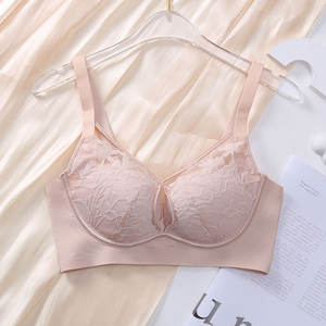 Ropa interior de encaje fino sexy personalizada de fábrica hermosos pechos con sujetador para mujer - Product Image 6