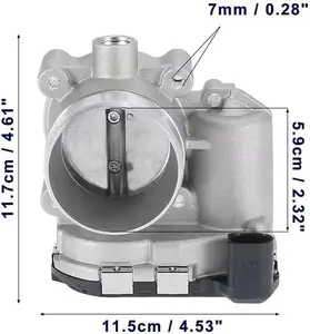 0280750602 04E133062C Drosselkarosserie kompatibel für Volkswagen kompatibel für Skoda 1.4T