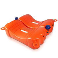 Bloques de Pontón Flotantes Encajables MY FLOAT CUBE, Pistón Versátil de Plástico HDPE, Impermeables, Ecológicos, Naranja, Gris, Azul
