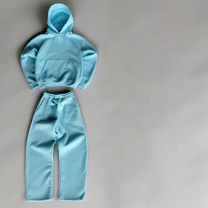 QIANSHI Survêtement d'hiver respirant à séchage rapide en polyester/coton 400 g/m² avec fermeture éclair pour homme, en molleton technique épais personnalisé - Product Image 1