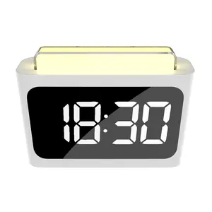 2022 Now Arrived Rechargeable Digital Alarm Clock With Night Light LED Display New Fashion Led Color children Alarm Clock