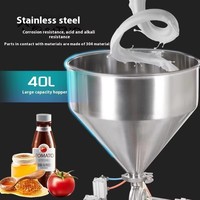 Machine de remplissage pneumatique horizontale de haute précision TEBAK, un équipement de remplissage universel pour les produits de soins personnels et de nettoyage