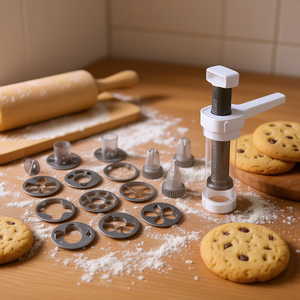Ensemble de seringues à décorer les biscuits, 23 pièces, avec 16 disques de façonnage et 6 embouts pour la pâtisserie - Product Image 3