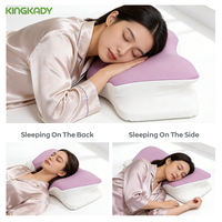 Oreiller cervical ergonomique de luxe moderne en mousse à mémoire de forme pour dormeurs latéraux - Idéal pour avion, hôtel, lit, canapé et allaitement avec soutien du cou