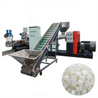 Granulateur de recyclage de films plastiques LDPE/PC/PA PP/PE 150-1200 kg/h, machine à granulés, nouveau moteur PLC