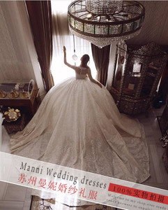 Nuevo Vestido de Novia de Comercio Exterior 2024, Vestido de Novia Africano Transfronterizo, Vestido de Novia de Encaje con Mangas Largas, Personalizado - Product Image 3