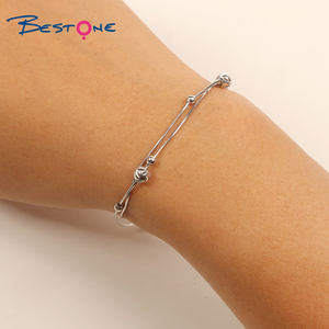 Low Price Wholesale Heart <b>Charms</b> Zircon <b>Sterling</b> <b>Silver</b> 925 Jewellery 925 <b>Sterling</b> Sliver <b>Bracelets</b> With <b>Charms</b> - Product Image 3